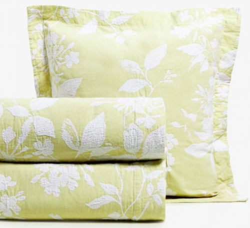 Blomstermønstret jacquard-sengetæppe fra Zara Home