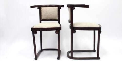 Josef Hoffmann skabte disse Fledermaus-stole