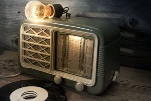 de gamle radioer havde radiorør