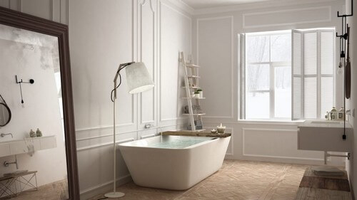 Et minimalistisk hjem kræver et minimalistisk badeværelse 