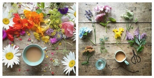 Indretningsinspiration på Instagram: Blomsterdekoration 
