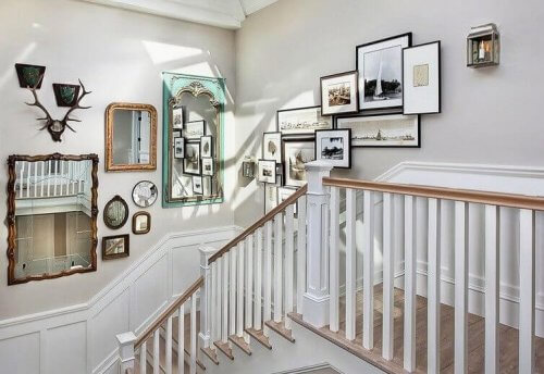 du kan dekorere din trappe med billeder