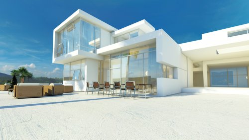 store vinduer giver en unik stil til dit hjems ydre