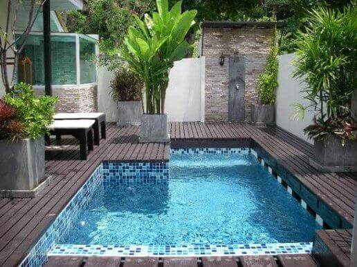 pool på terrasse