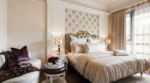 elegant soveværelse