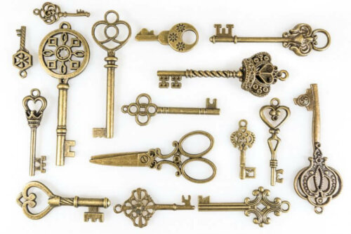 samling af nøgler