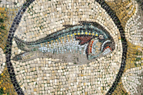 fisk i mosaik