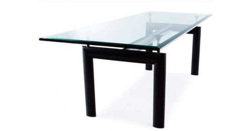 bord med glasplade