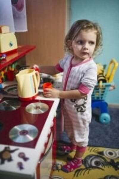 Et børnesikkert køkken er vigtigt i hjemmet 
