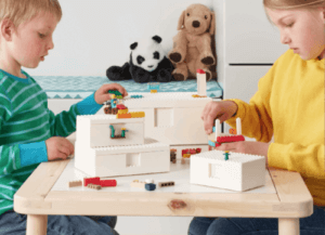 IKEA og LEGO præsenterer en kreativ opbevaringsløsning
