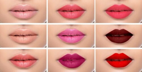 læbestift i forskellige farver