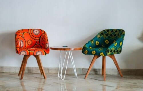 stole i dynamiske farver