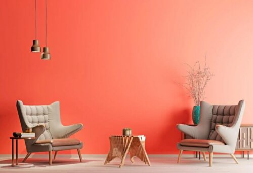 Wenn du ein kleines Wohnzimmer hast, das voller Möbel ist, entscheide dich für schlichte Pastellfarben, um dein Wohnzimmer zu streichen.