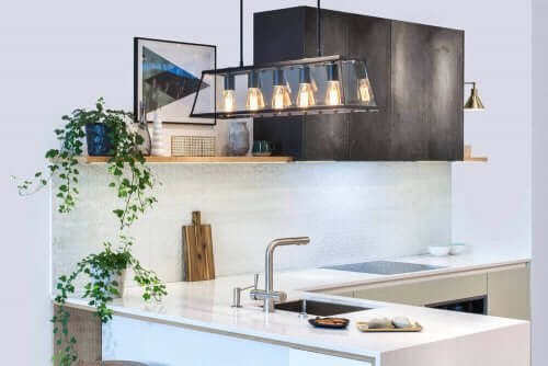 Stilvolle Mietwohnung - Küchenbeleuchtung