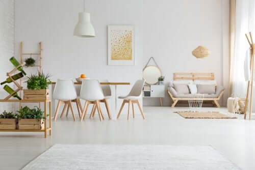 Appartement - minimalistisches Wohnzimmer