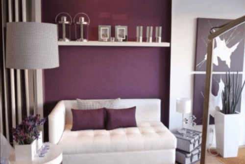Auberginefarbene Wände für mehr Eleganz in deinem Zuhause