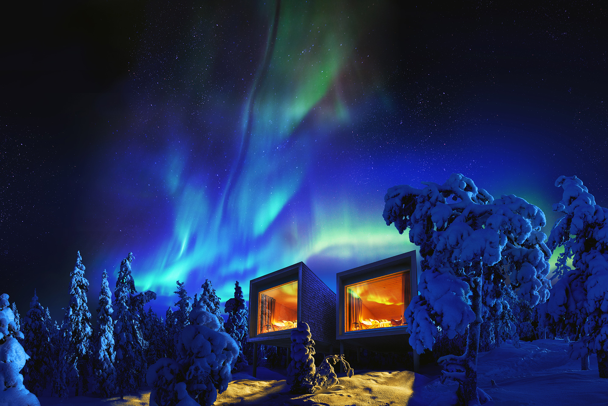 Arctic treehouse Hotel en Finlandia.