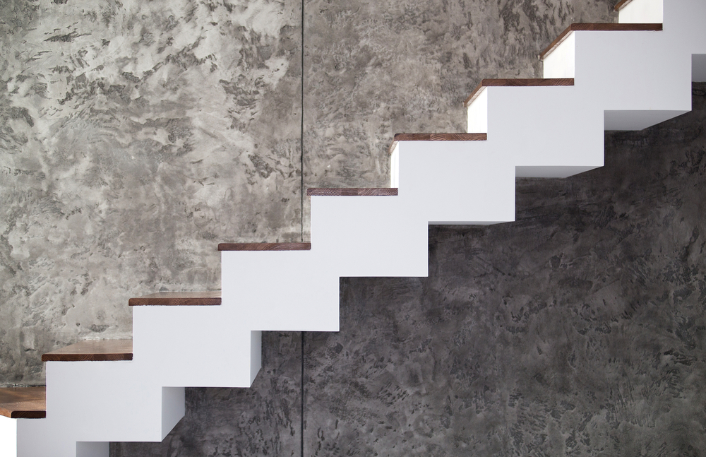 Floating staircases can be made of wood, glass, metal, concrete, or almost any other material.