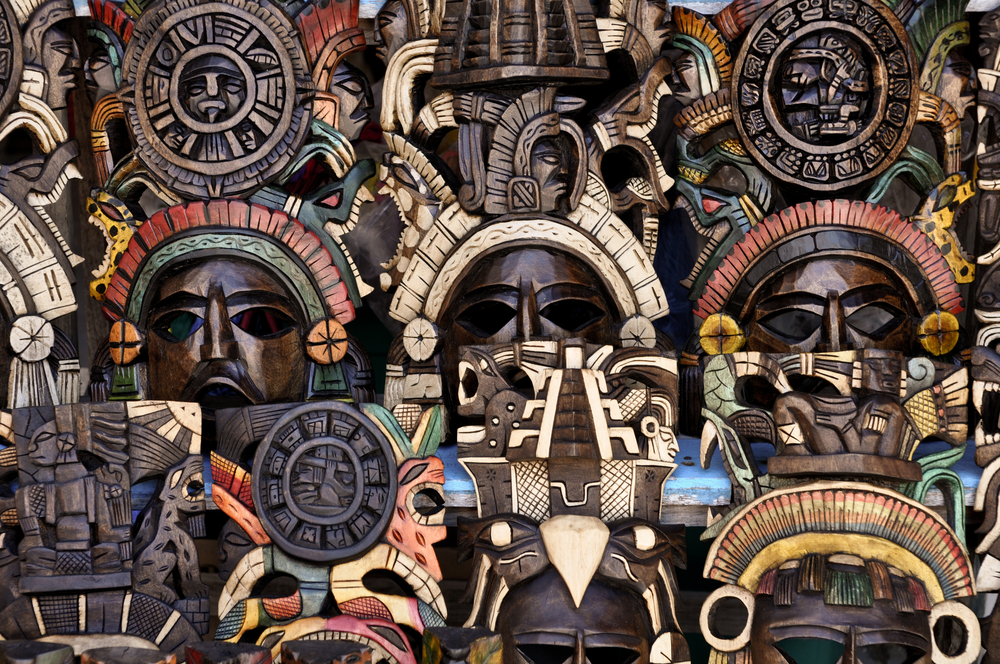 máscaras mayas