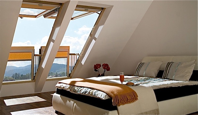 Attic windows that transform into balconies will add light and space to your home.