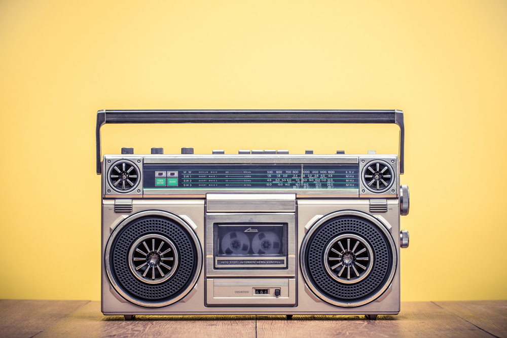 Radio cassette vintage.
