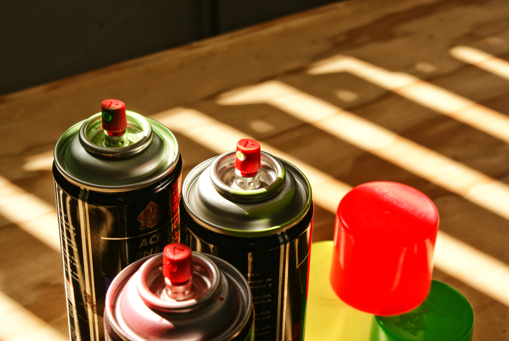 Pintura en aerosol: usos y particularidades