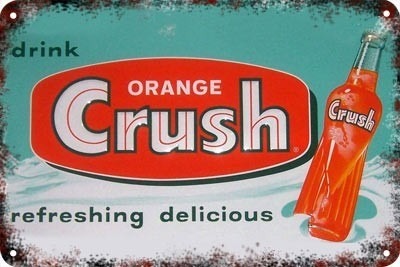 Cartel de Orange Crush.