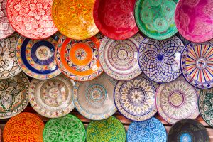 4 piezas de cerámica orgánica para decorar