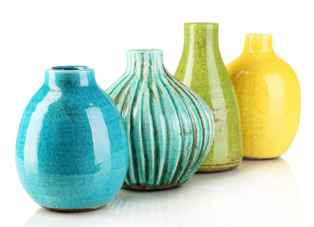 Buy a selection of ceramic vases and brighten up those forgotten corners of your home.
