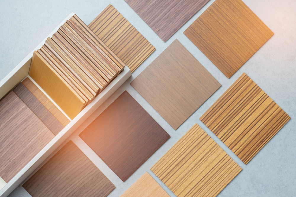 Laminate comes in all different colors.