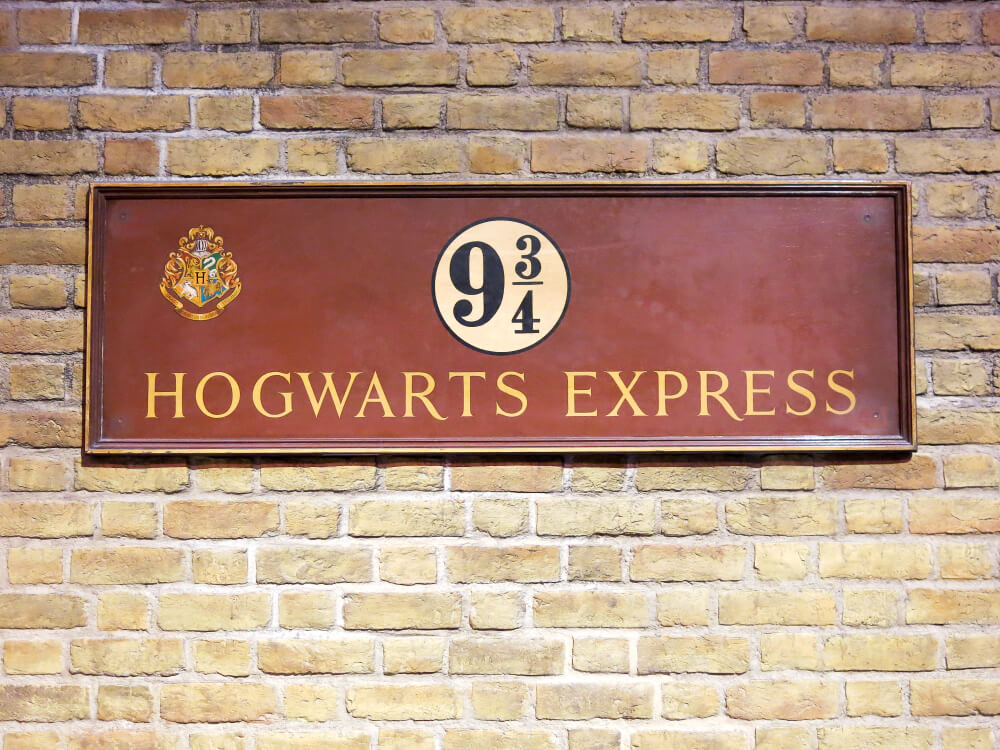 Cartel de Hogwarts express.