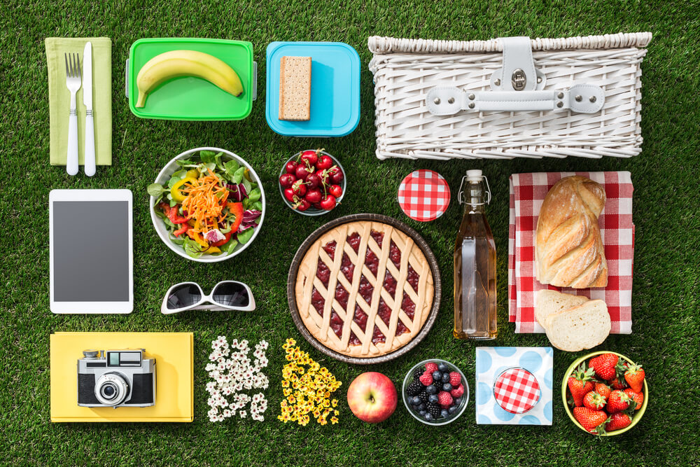 Elementos para un picnic.