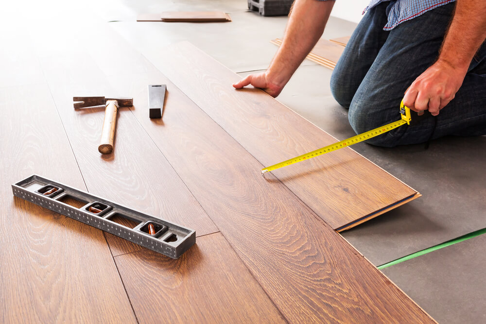 Laminate boards are easy to install.