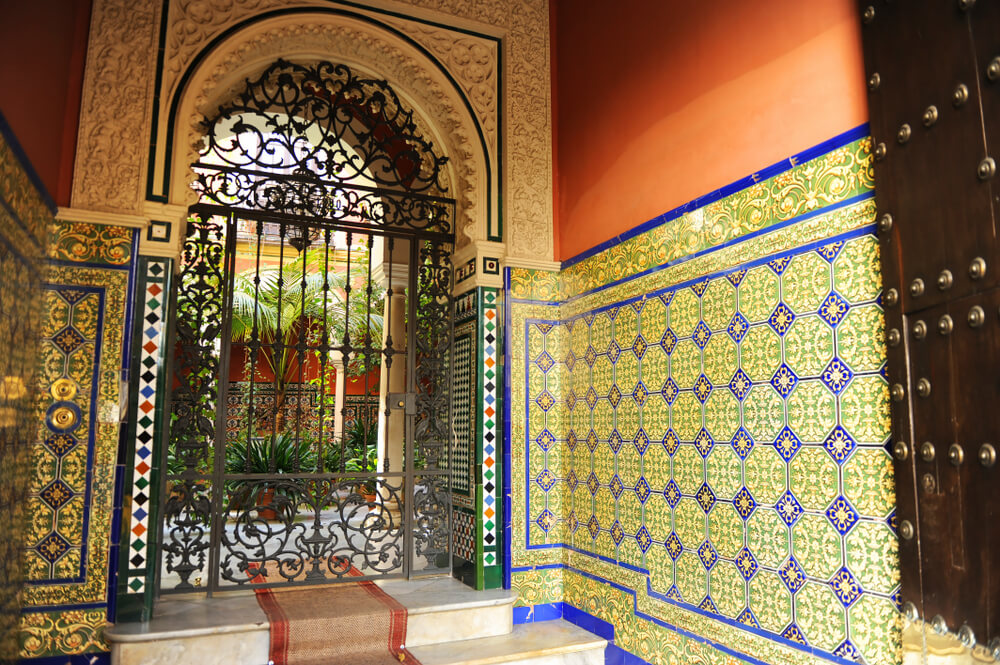 Azulejos de un patio andaluz.