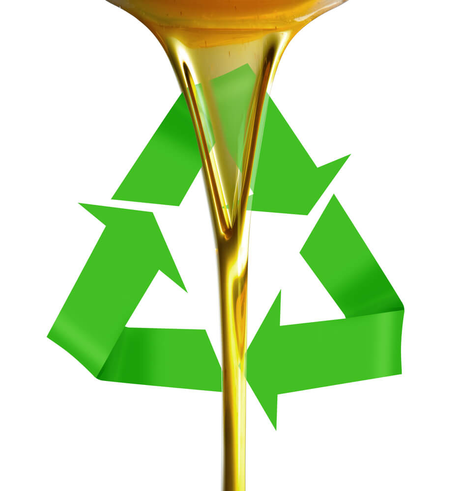 Recycling oil is a great way to keep drains clean.