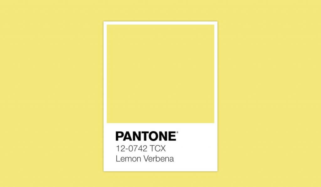 Pantone Lemon.