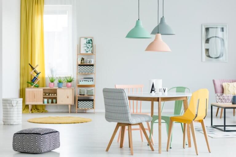 5 combinaciones de colores llamativos para tu hogar