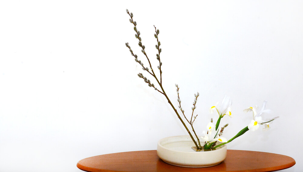 Ikebana hana simple.