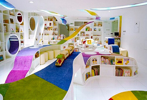 Bibliotecas infantiles que te sorprenderán