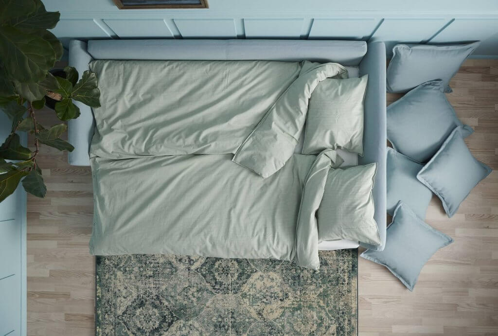 Sofá-cama HOLMSUND de IKEA.