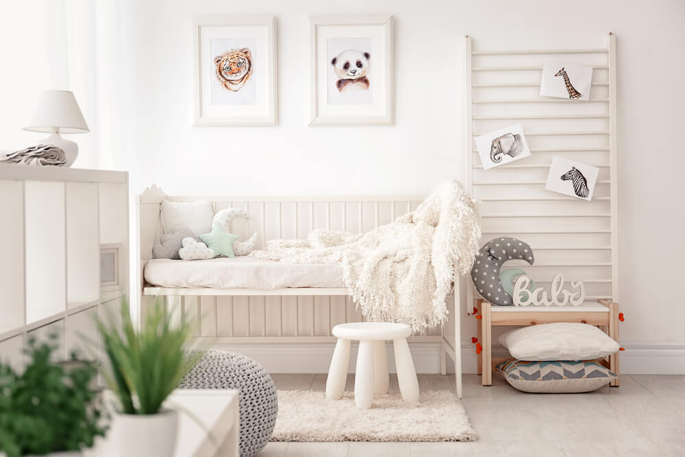 Themed baby bedroom.