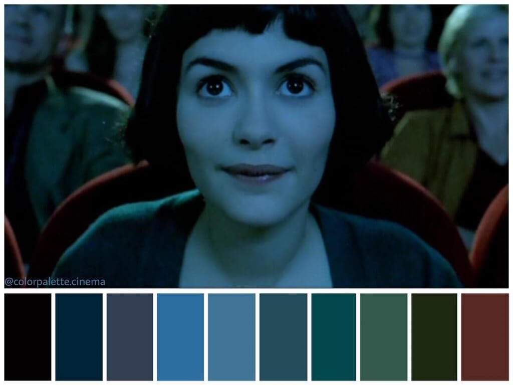 Colores de la película Amélie.