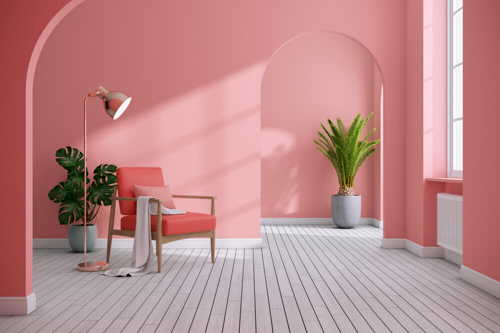 Decoration in pink