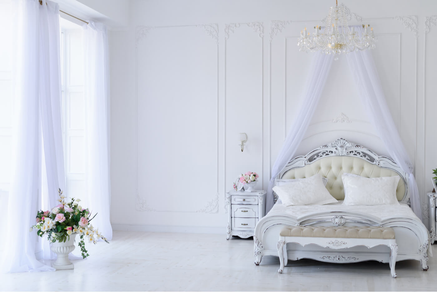 Guía para un dormitorio romántico