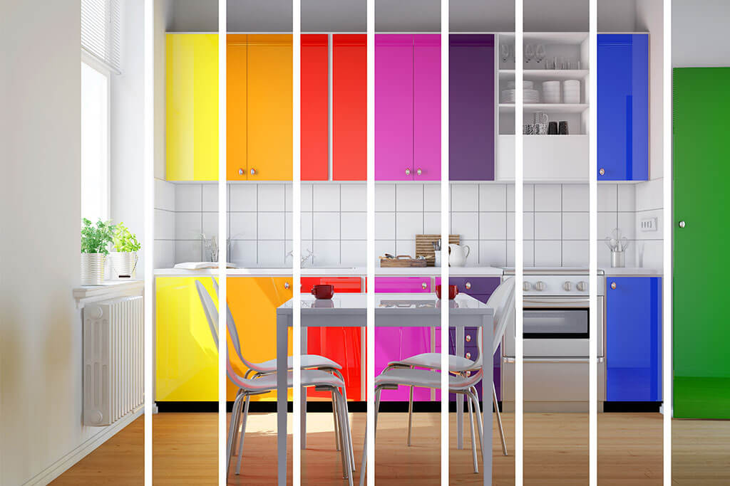 Colores para un cocina pequeña, más allá del blanco