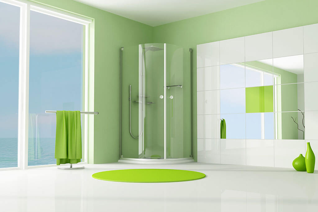 Feng Shui colors for the bathroom.