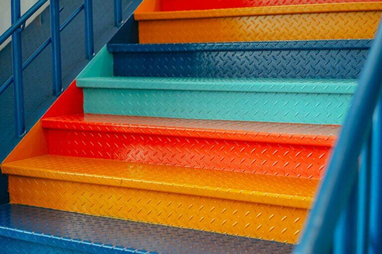 Pintar la escalera, 6 ideas originales