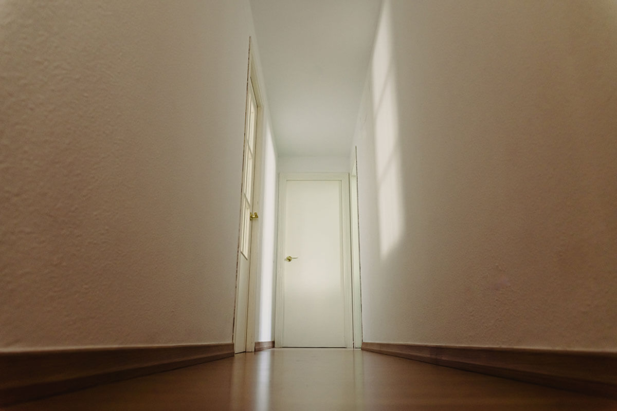 Paint the hallway white.
