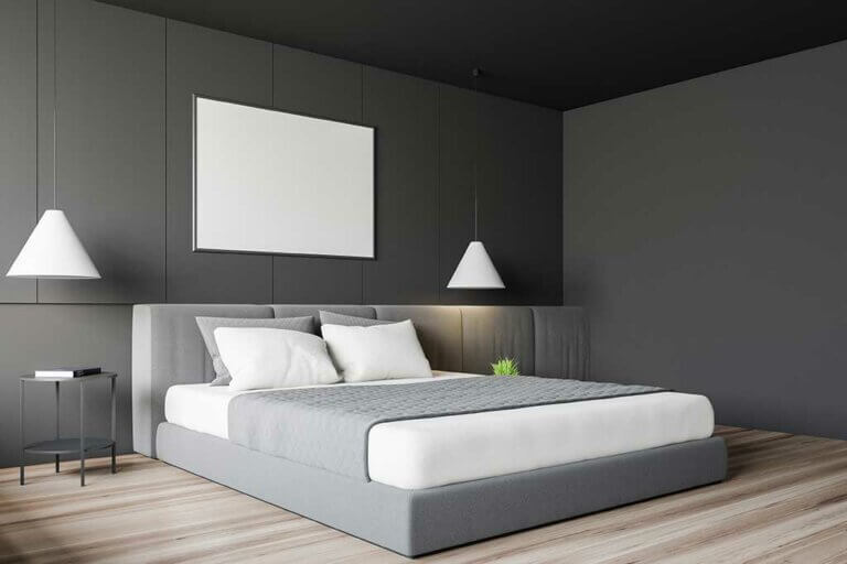 Ideas para pintar de color gris el dormitorio matrimonial