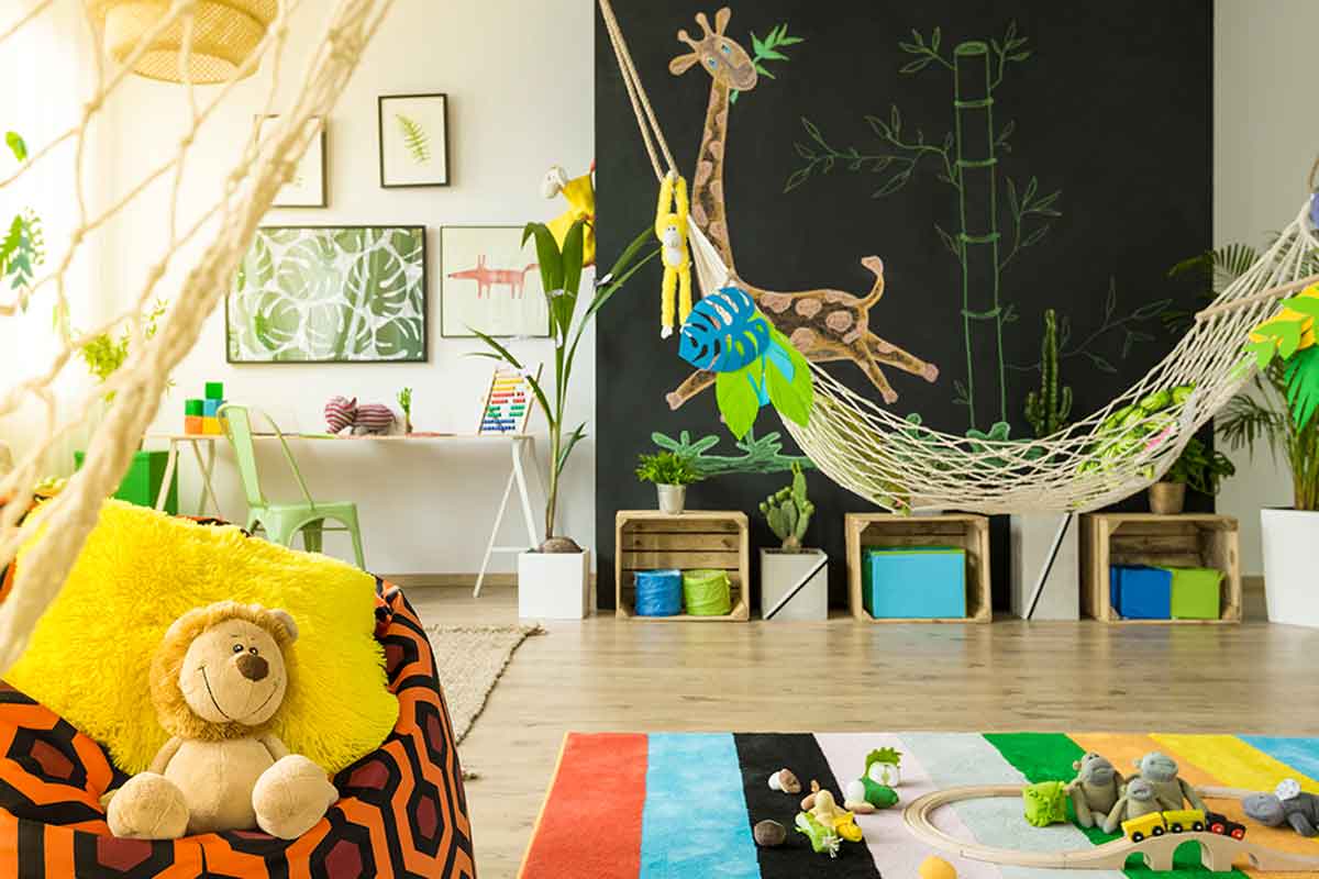 mural jungle for your children